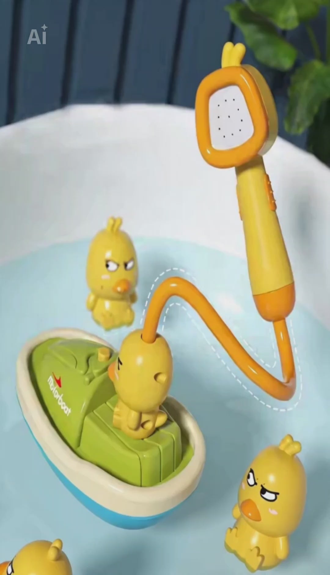 🐥 Jouet de Bain Canard Douche Magique – Kit de Bain Interactif pour Enfants