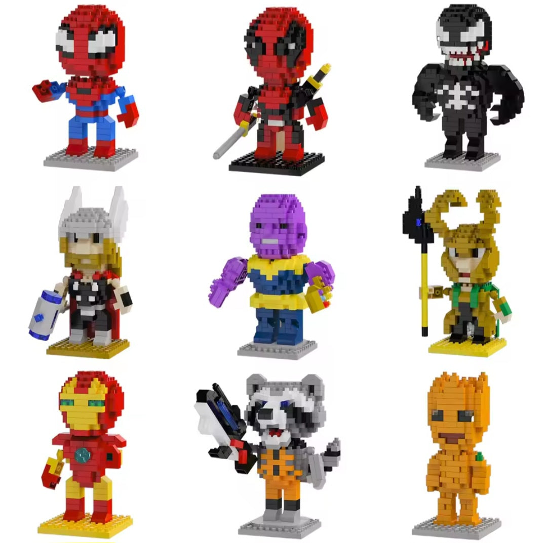 Figurines Héros en Briques à Construire 🦸🔥