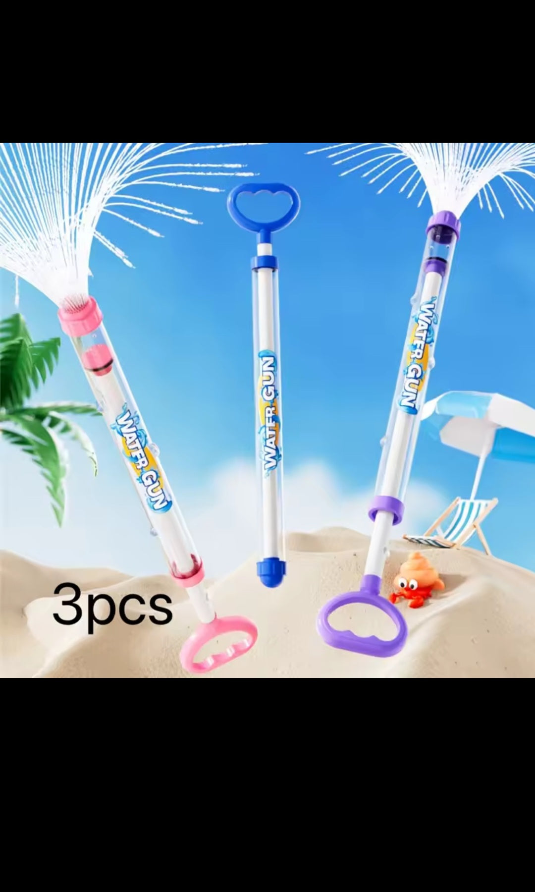 Titre produit
💦 Pistolet à Eau Feu d'Artifice XXL – L'Été Va Devenir Inoubliable !