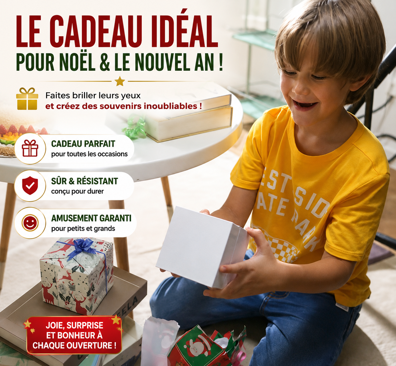Boule Volante LED Magique – Retour Boomerang Automatique | Jouet Lumineux Rechargeable