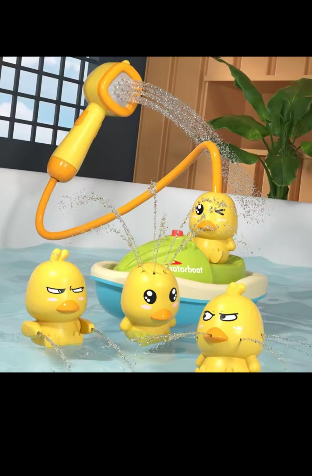 🐥 Jouet de Bain Canard Douche Magique – Kit de Bain Interactif pour Enfants