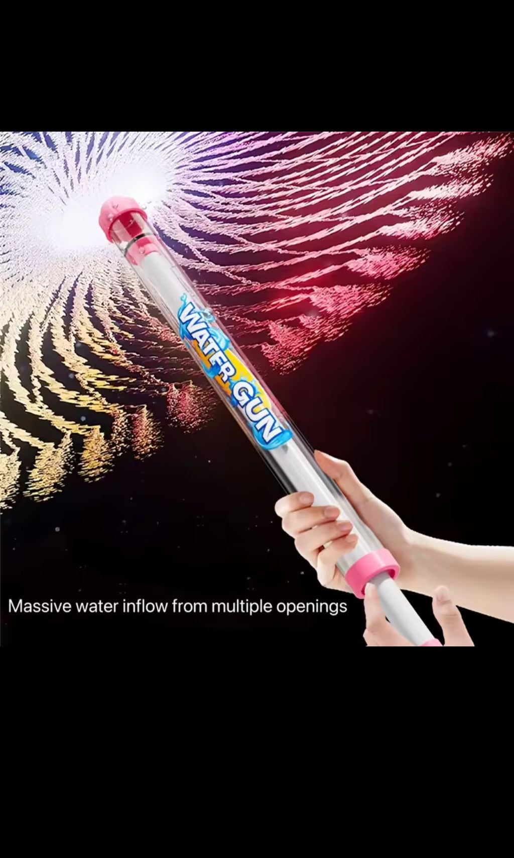 Titre produit
💦 Pistolet à Eau Feu d'Artifice XXL – L'Été Va Devenir Inoubliable !