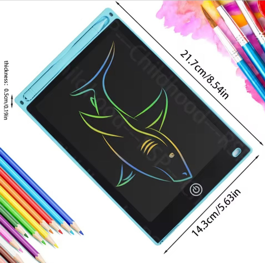 Tablette LCD Magique pour Enfant – Ardoise de Dessin Colorée avec Stylet
