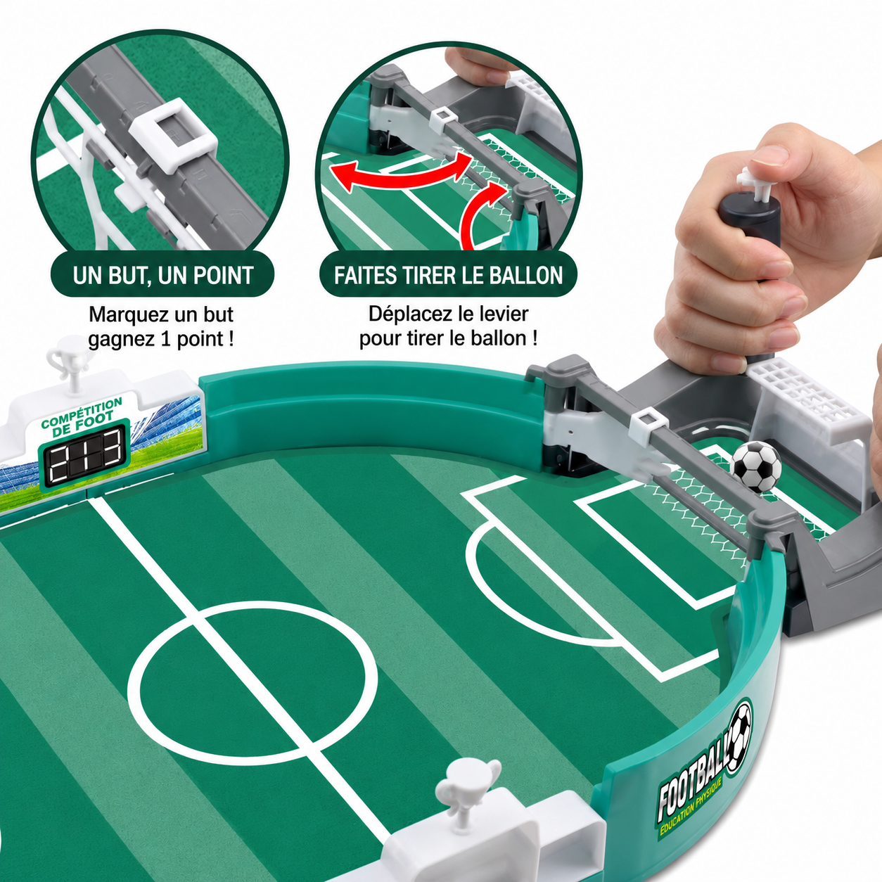 Jeu de Football de Table – Défiez vos proches à chaque match ! ⚽