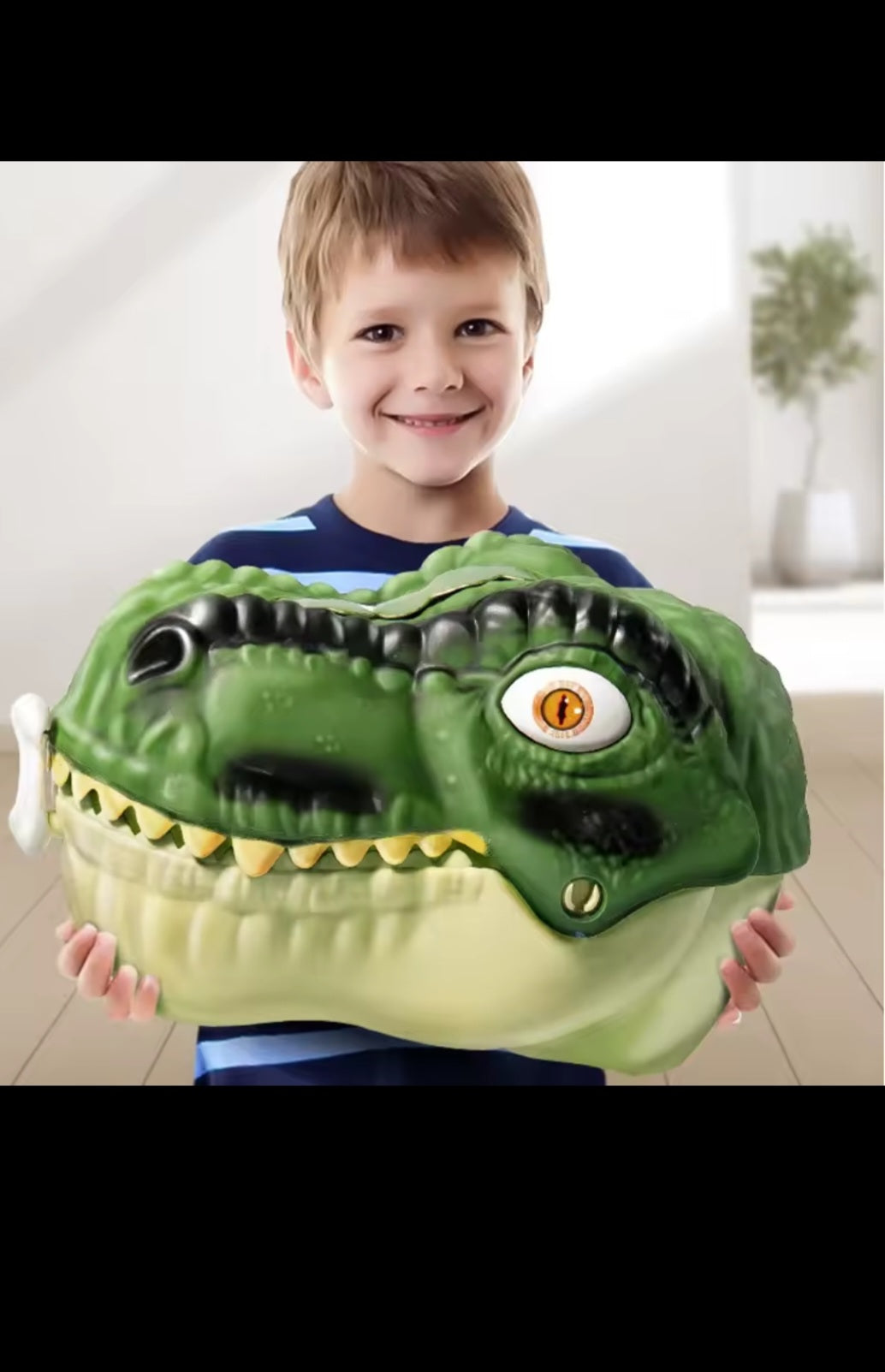 Coffret Dinosaures XXL – 64 pièces avec Tête de T-Rex et accessoires