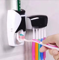 🪥✨ Distributeur de dentifrice mural avec porte-brosses à dents