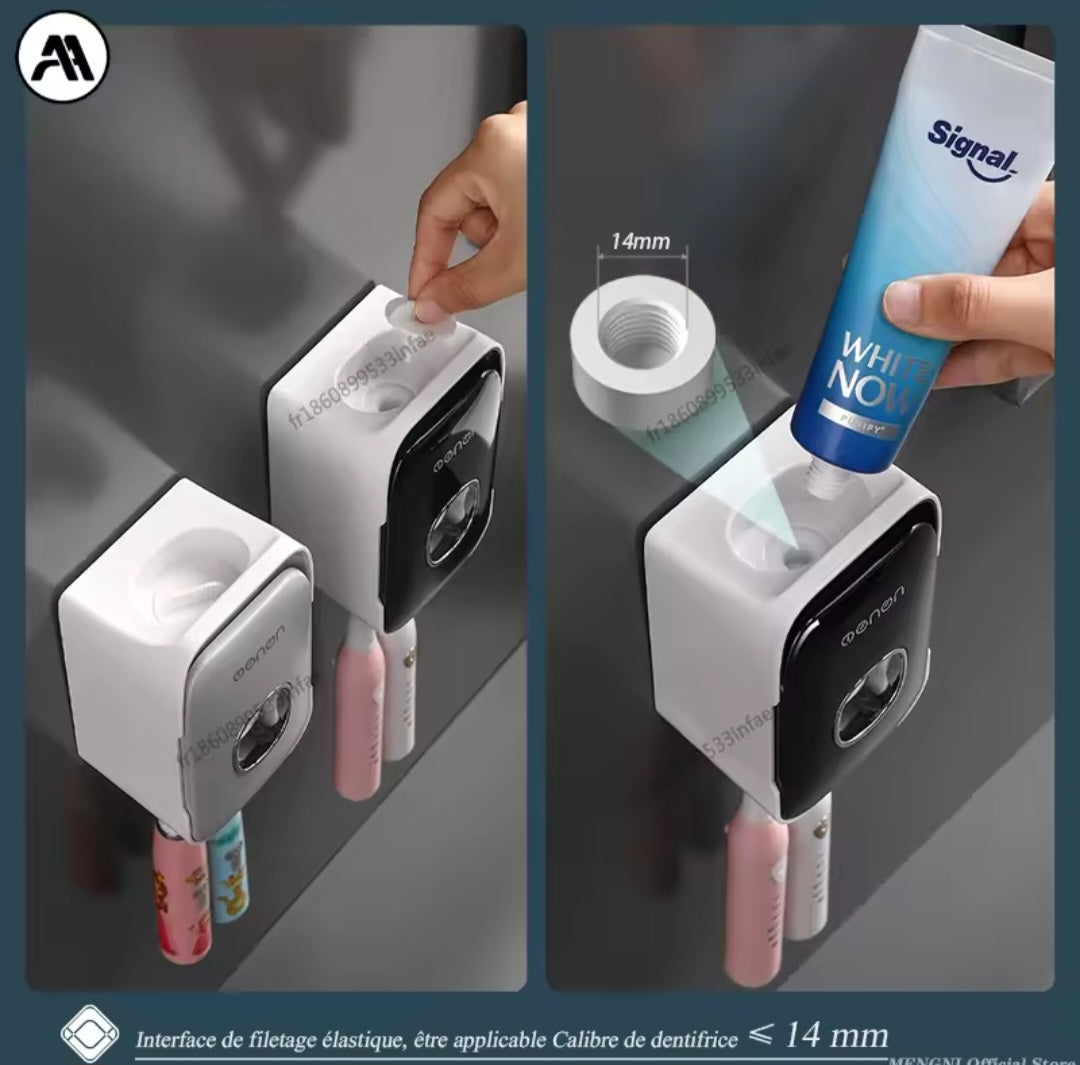 Distributeur de dentifrice mural automatique 🪥