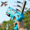 Pistolet Catapulte à Avions en Mousse – Lanceur avec 3 Avions | Jouet de Plein Air pour Enfants