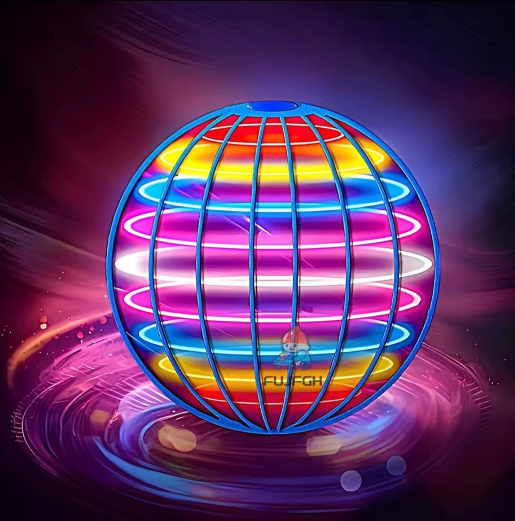 Boule Volante LED Magique – Retour Boomerang Automatique | Jouet Lumineux Rechargeable