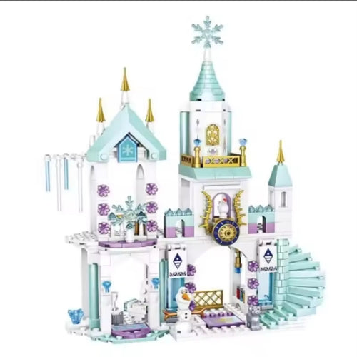 Château de Princesse des Neiges – Jeu de Construction 360 Pièces avec Personnages