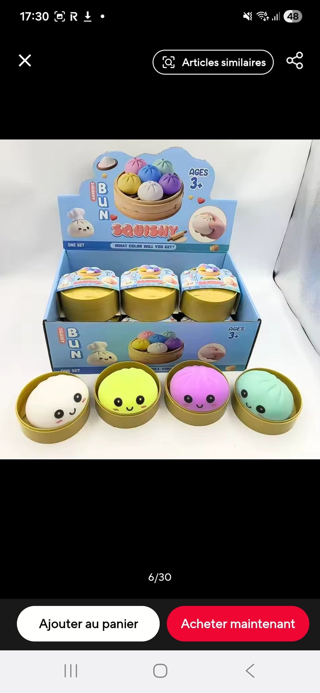 Squishy Surprise Dumpling™ – Jouet anti-stress surprise à collectionner