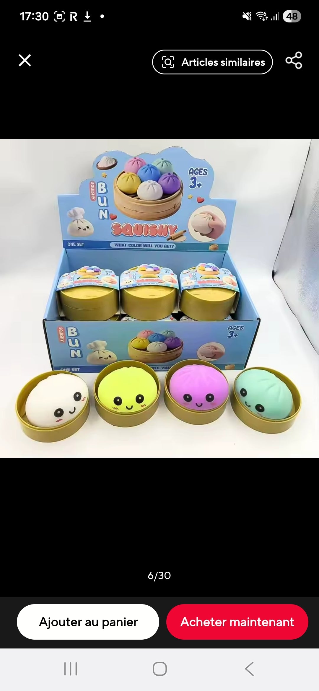 Squishy Surprise Dumpling™ – Jouet anti-stress surprise à collectionner