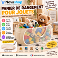 Grand Panier de Rangement Pliable pour Jouets avec Poignées