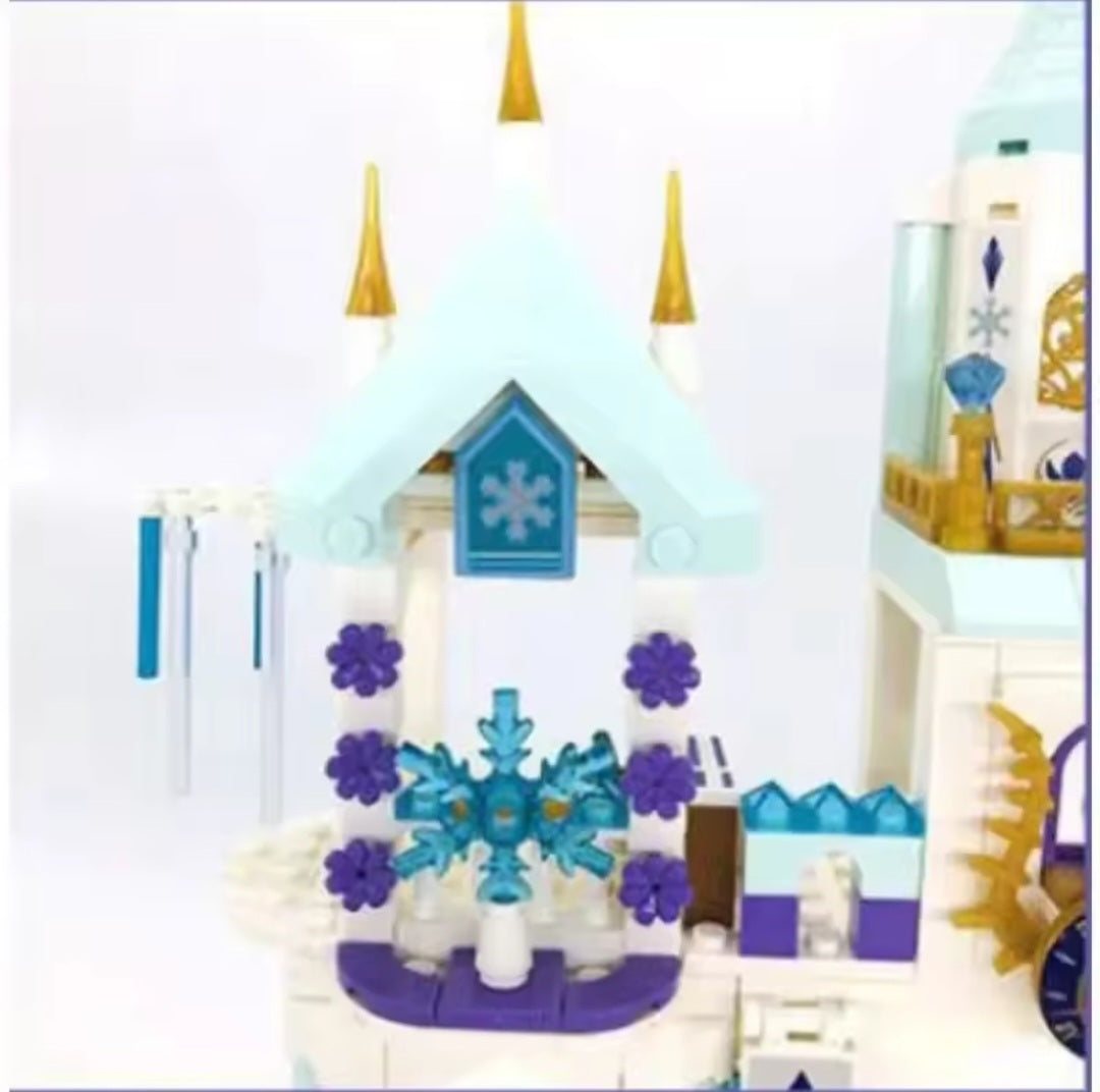 Château de Princesse des Neiges – Jeu de Construction 360 Pièces avec Personnages