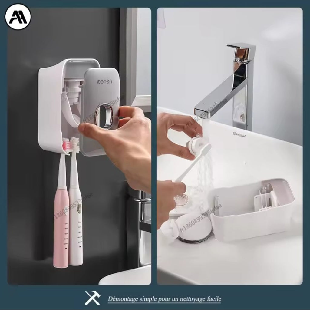 Distributeur de dentifrice mural automatique 🪥